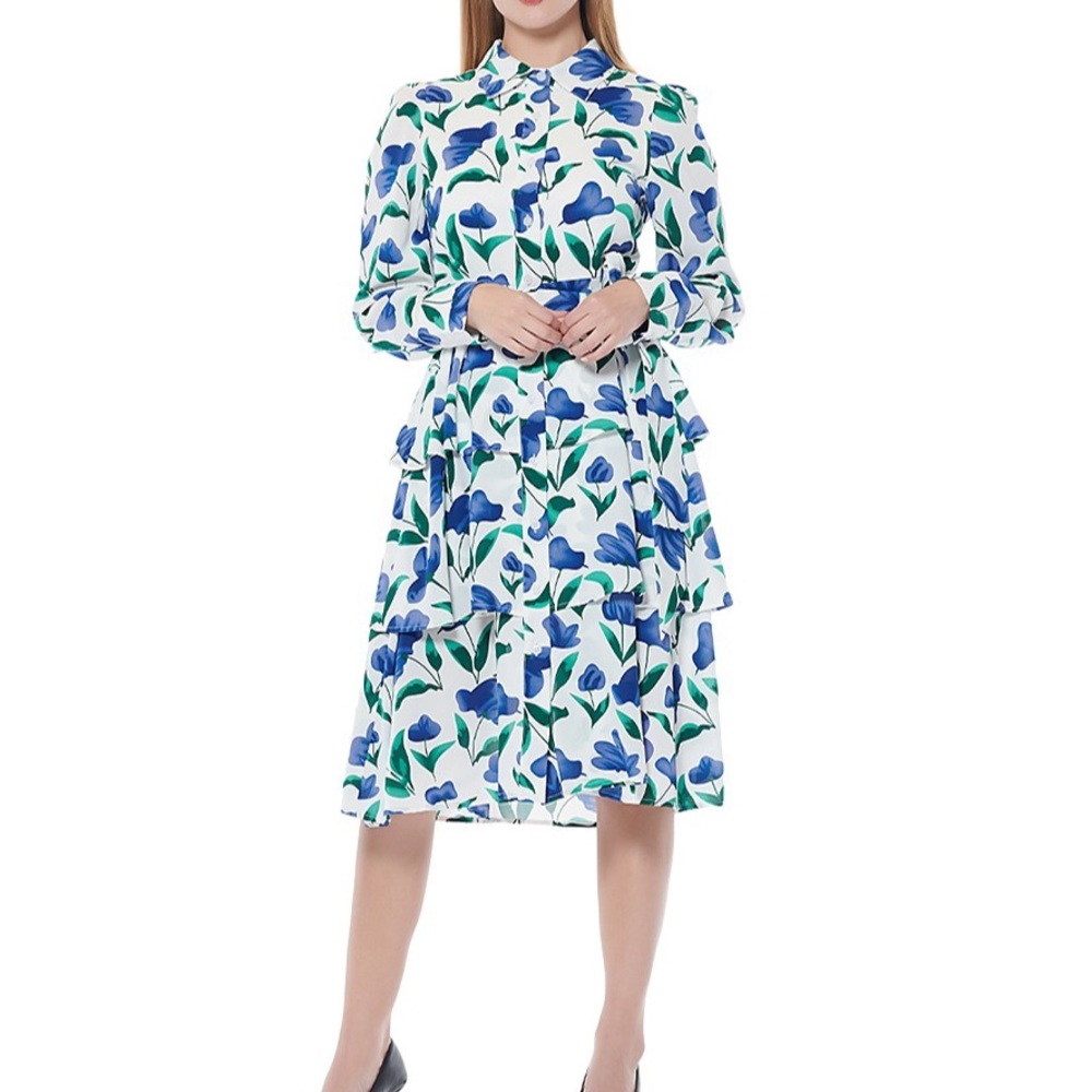 Gracia Floral Tiered Dress